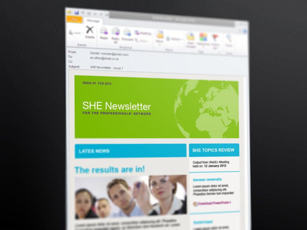 corporate email newsletter